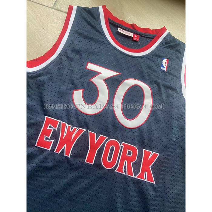 Maillot New York Knicks Bernard King NO 30 Mitchell & Ness 1982-83 Bleu